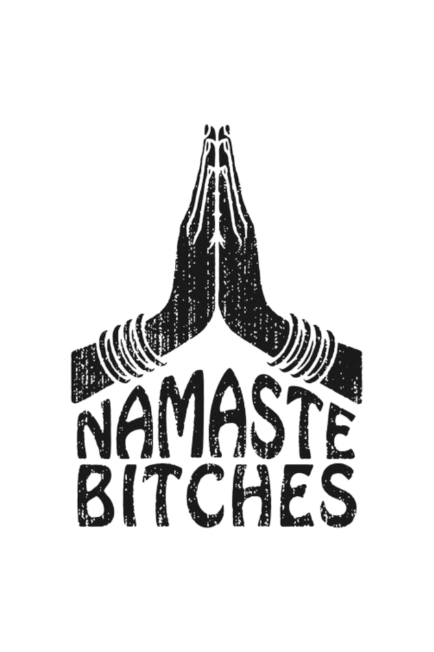 NAMASTE B BACK PRINTED T-SHIRT