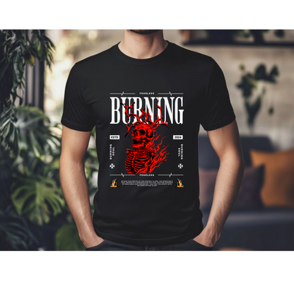 BURNING T-SHIRT