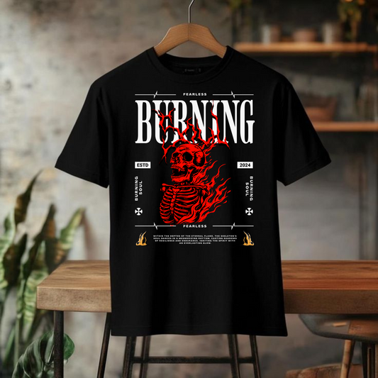 BURNING T-SHIRT